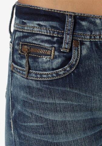 ARIZONA Gerade Jeans 'Push-up' in Blau