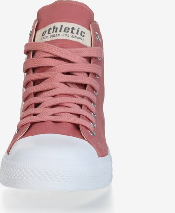 Ethletic Sneakers hoog 'Fair Trainer' in Roze: voorkant