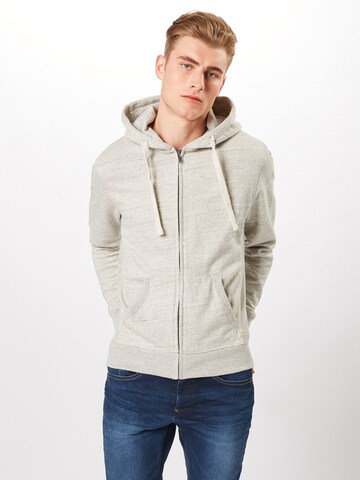 BLEND - Sudadera con cremallera 'North' en gris