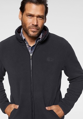 Man's World Fleece Jacket in Blue