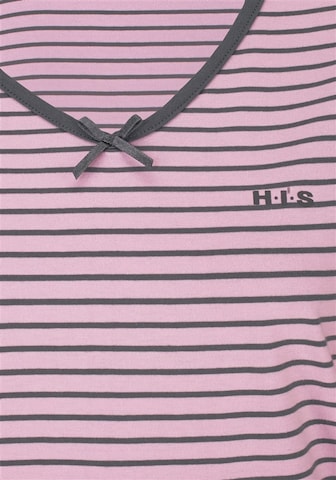 H.I.S Langer Pyjama in Grau