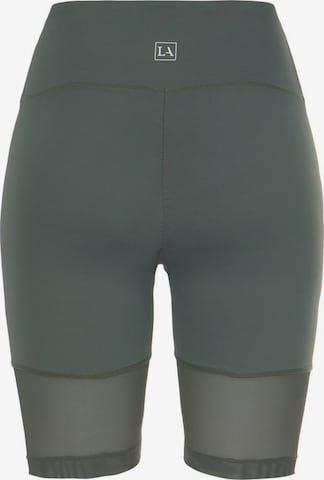 LASCANA ACTIVE Skinny Sportovní kalhoty – zelená