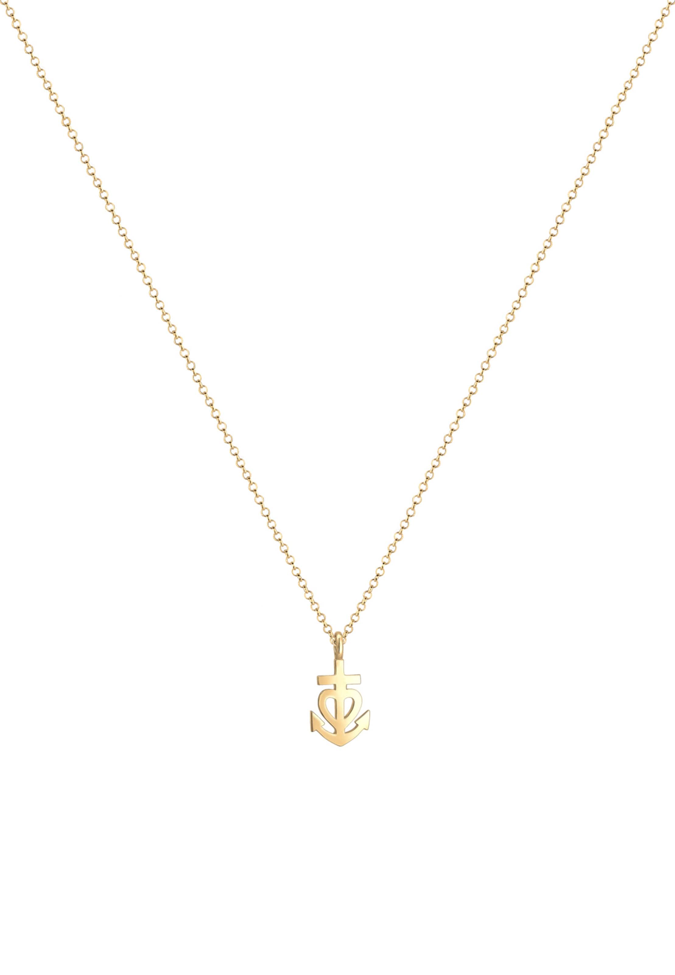 Chaîne 'Anker, Herz, Kreuz' ELLI en or