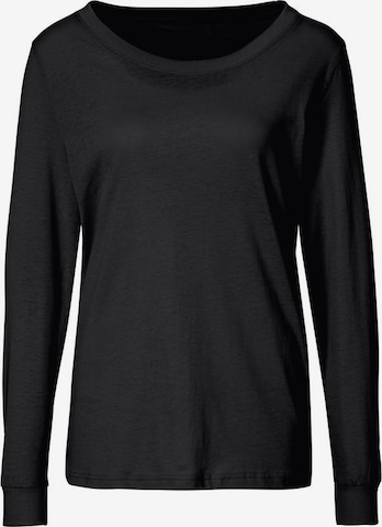 VIVANCE - Camisa de pijama em preto: frente