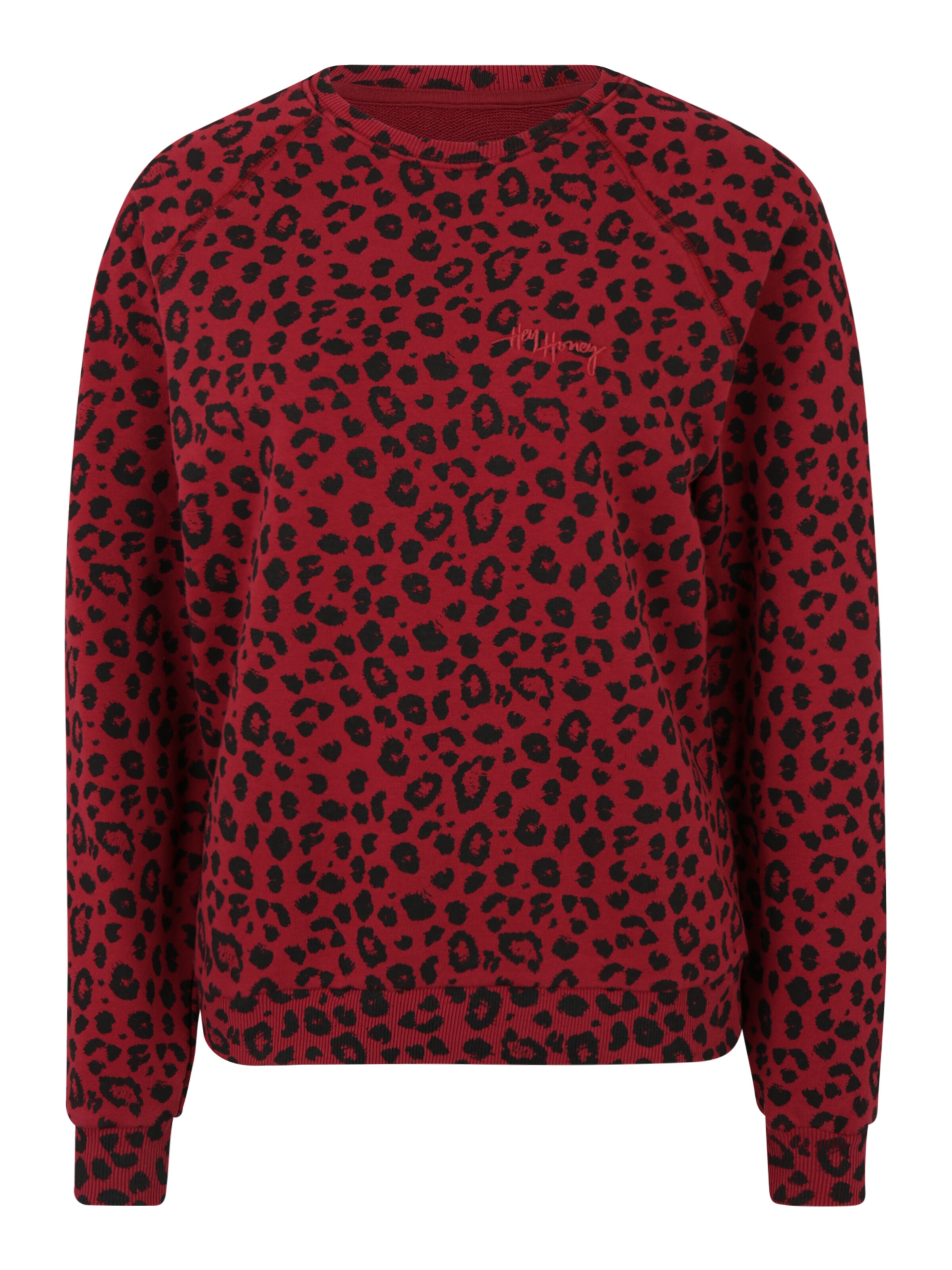 Hey Honey - Sportief sweatshirt 'Leo' in de kleur Bordeaux