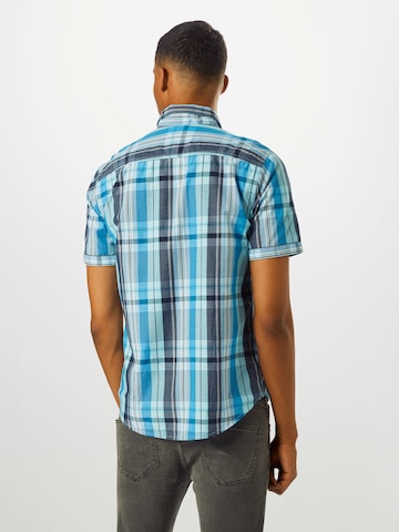 Coupe regular Chemise TOM TAILOR en bleu