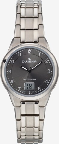 DUGENA Analog Watch in Silver: front