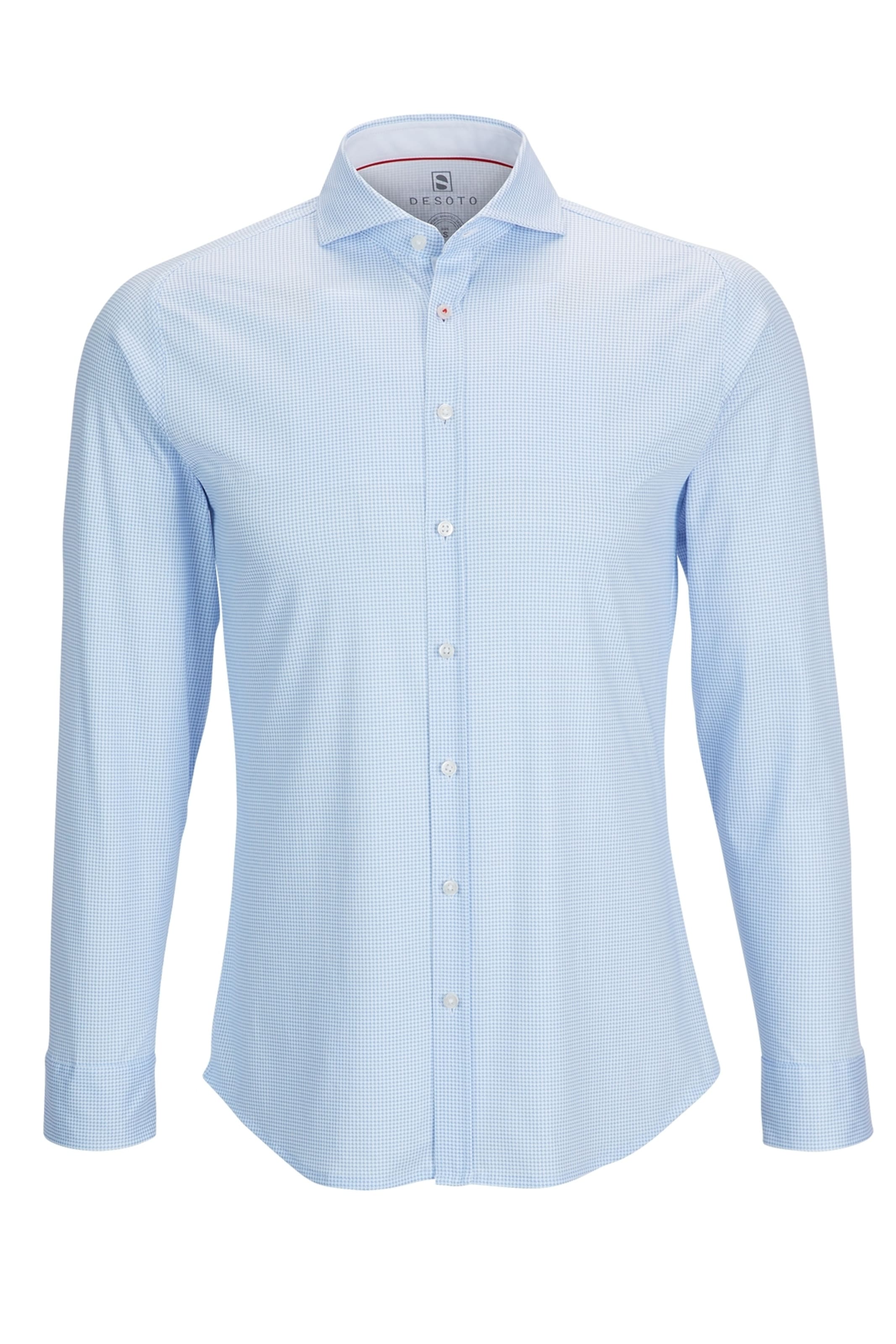 Coupe slim Chemise DESOTO en bleu : devant