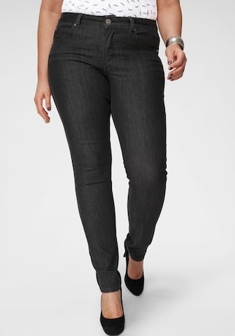 ARIZONA Skinny Jeans in Black: front