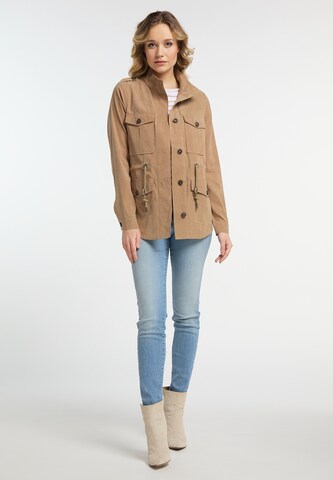 DREIMASTER Between-Season Jacket in Beige: front