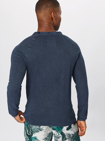 Key Largo Regular fit Sweater 'Thomas' in Blue: back