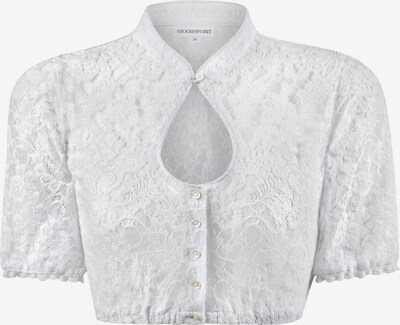 STOCKERPOINT Blouse folklorique en blanc, Vue avec produit