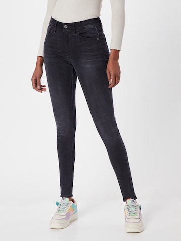 G-Star RAW Skinny Jeans 'Lhana' in Zwart: voorkant