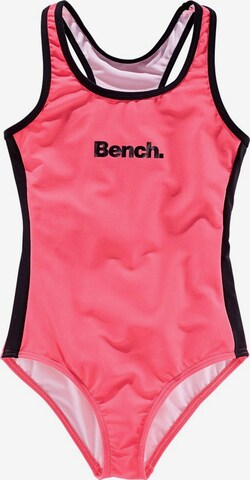 BENCH Badedragt i pink: forside