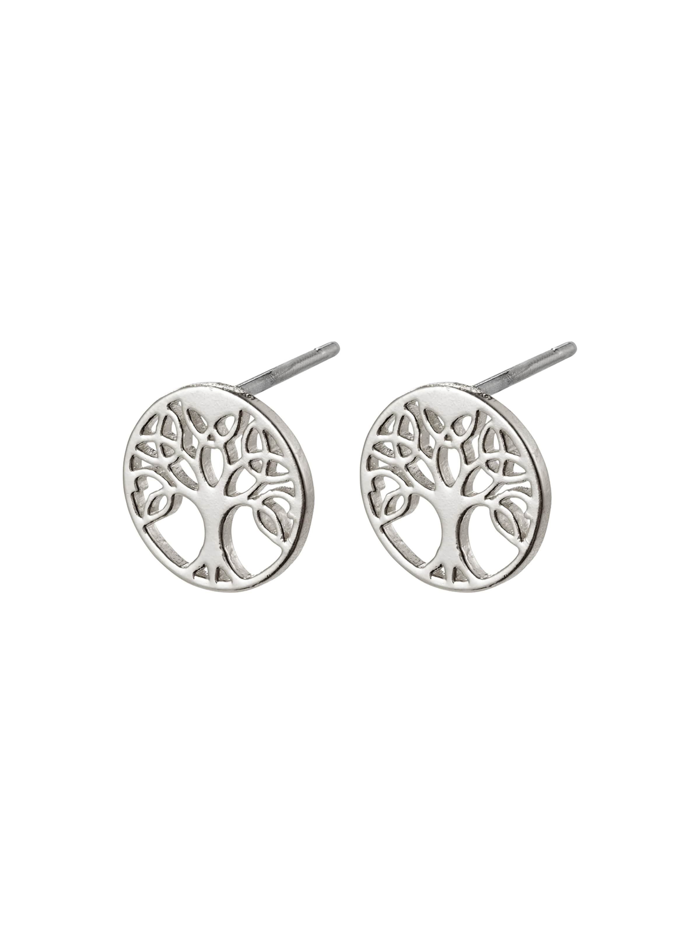 Pilgrim Øreringe 'Georgina' i sølv: forside