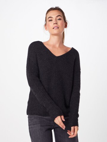 Pull-over 'Buena Lena' VERO MODA en gris : devant