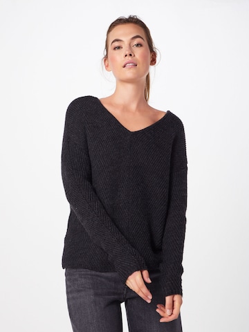 VERO MODA Sweater 'Buena Lena' in Grey: front