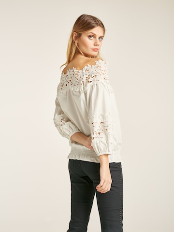 heine Blouse in Wit: terug