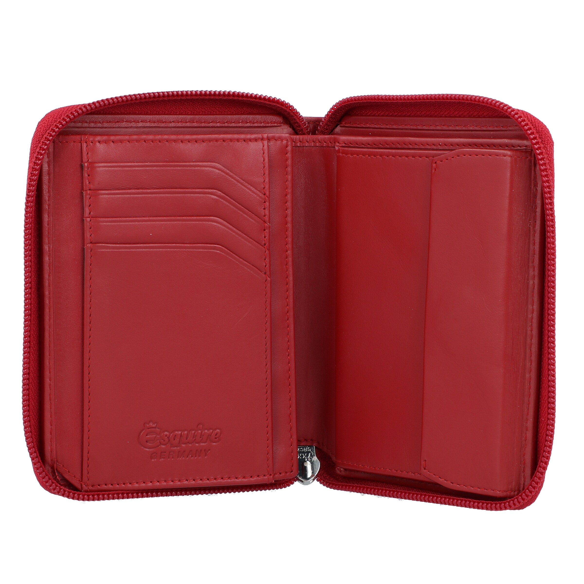 Portamonete 'New Silk' di Esquire in rosso