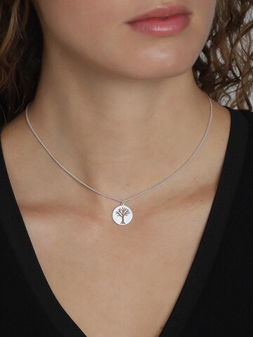 Pilgrim Necklace 'Elin' in Silver: front