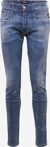 REPLAY Slimfit Jeans 'Anbass' in Blauw: voorkant