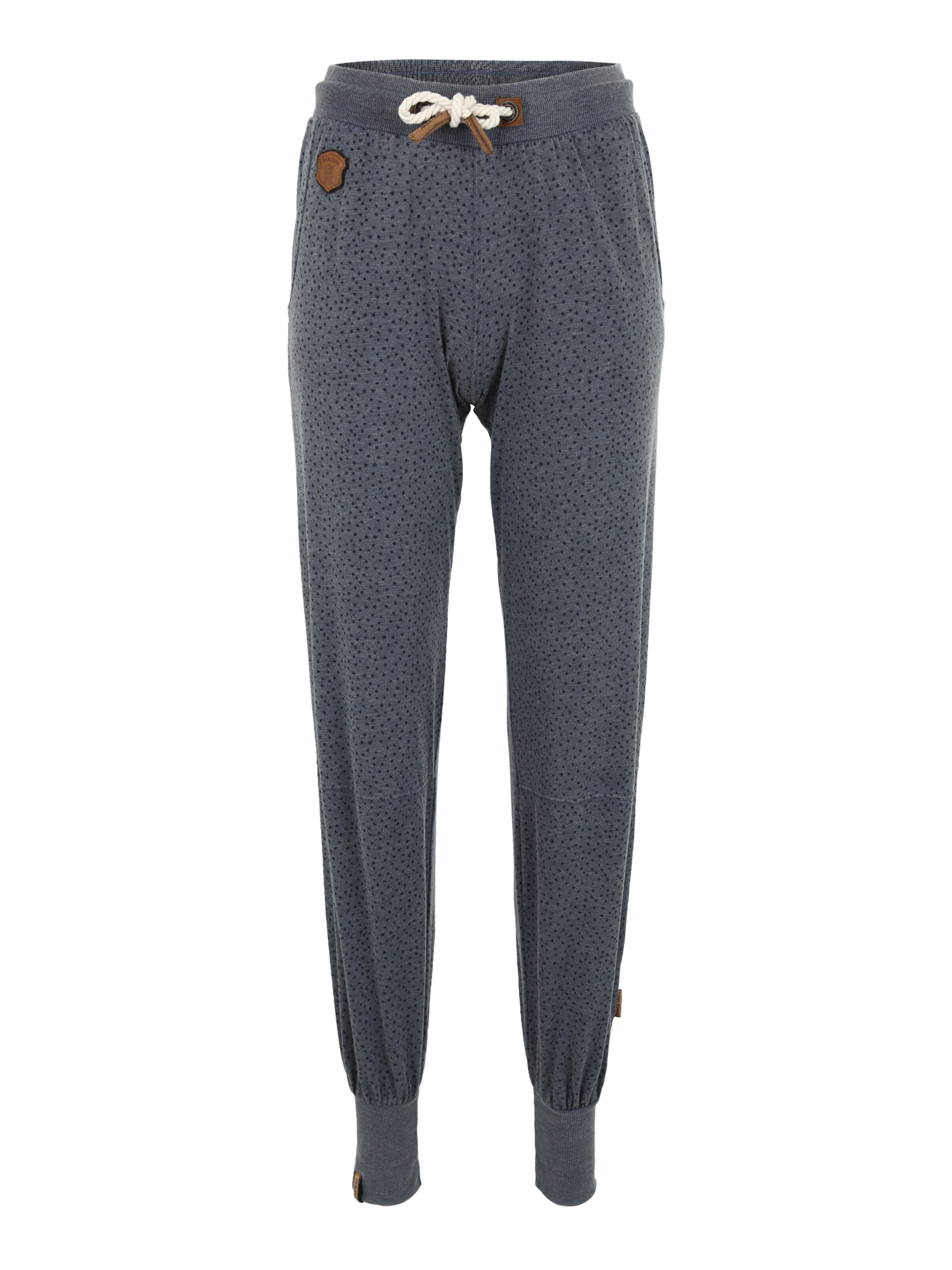 naketano Broek in de kleur Blauw gemêleerd