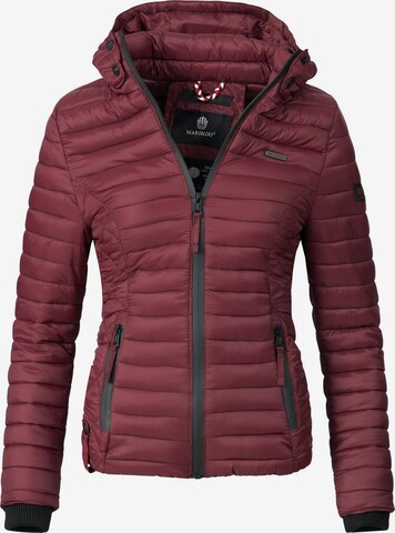 MARIKOO Between-Season Jacket 'Samtpfote' in Red: front