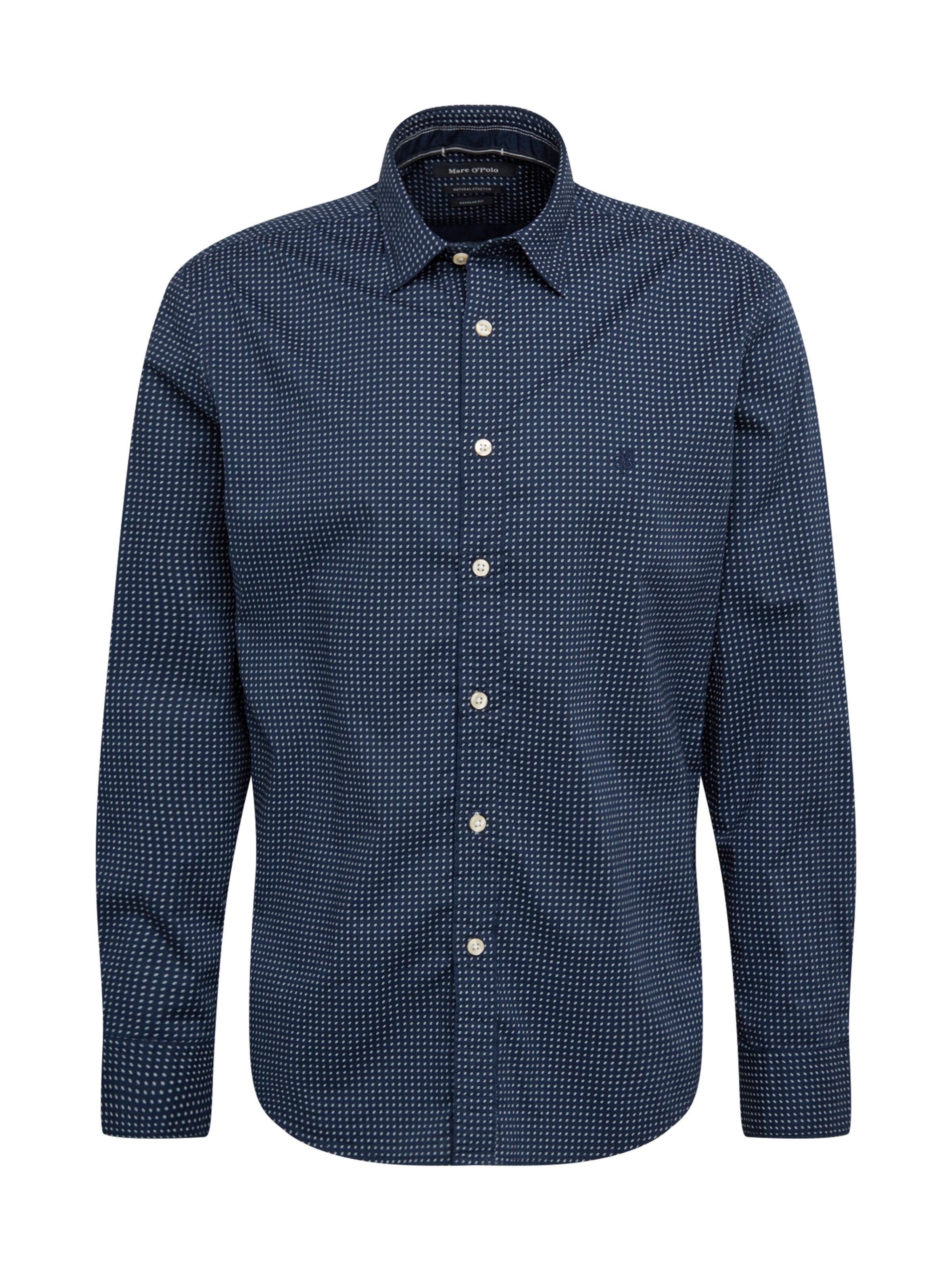 Marc O'Polo - Zakelijk overhemd in de kleur Donkerblauw