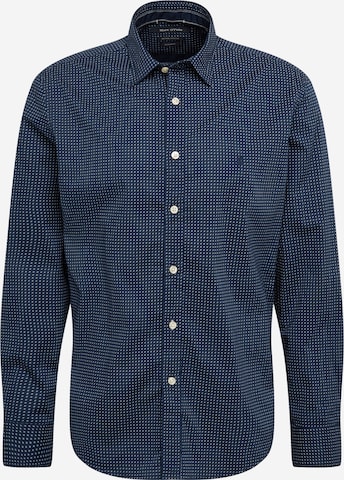 Coupe regular Chemise Marc O'Polo en bleu : devant