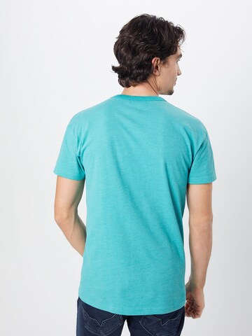 Derbe Shirt 'Lucky' in Blau: Rückseite