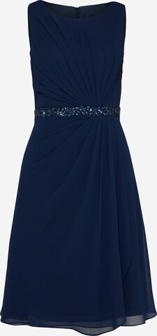 mascara Koktejlové šaty 'MC181117' – modrá: přední strana