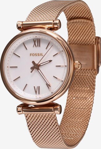 FOSSIL Analogové hodinky – zlatá: přední strana