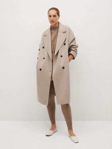 Manteau mi-saison 'Carol' MANGO en gris : devant