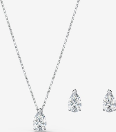 Swarovski Jewelry set 'Attract Pear' in Grey / Silver, Item view