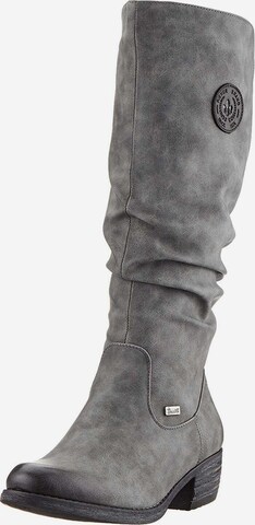 Bottes Rieker en gris : devant