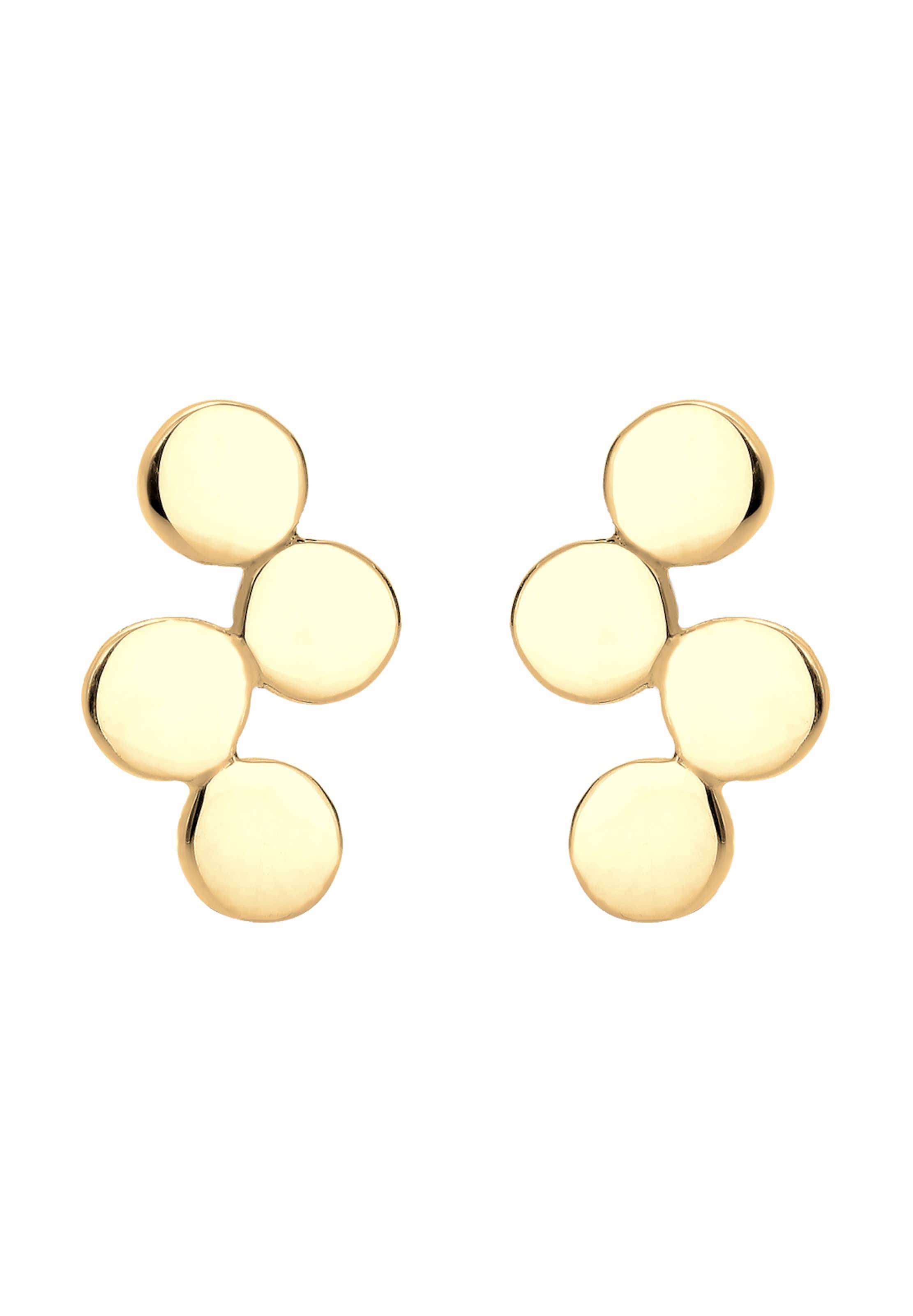 ELLI Oorbellen 'Kreis' in Goud