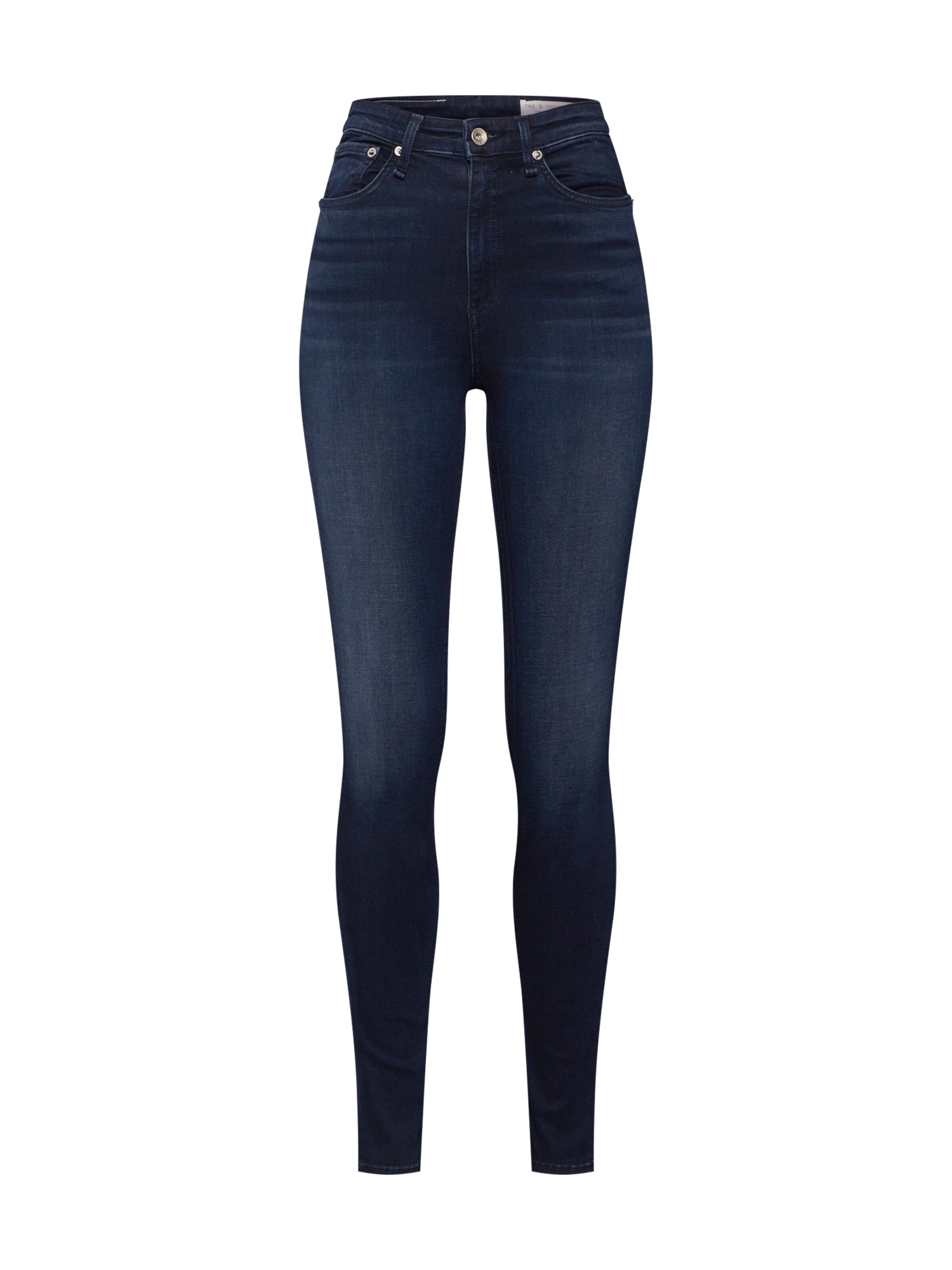 rag & bone - Jeans 'Nina HR Skinny' in de kleur Blauw denim