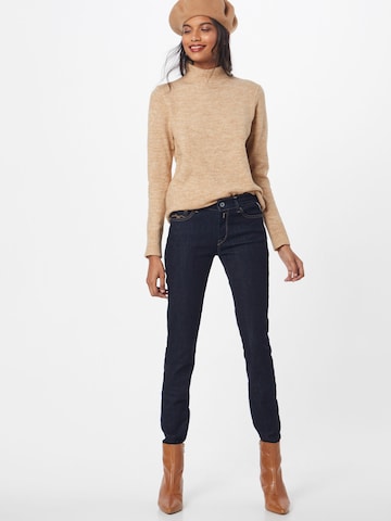 REPLAY Skinny Kavbojke 'NEW LUZ' | modra barva