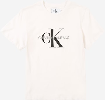 Calvin Klein Jeans T-Shirt in Weiß: front