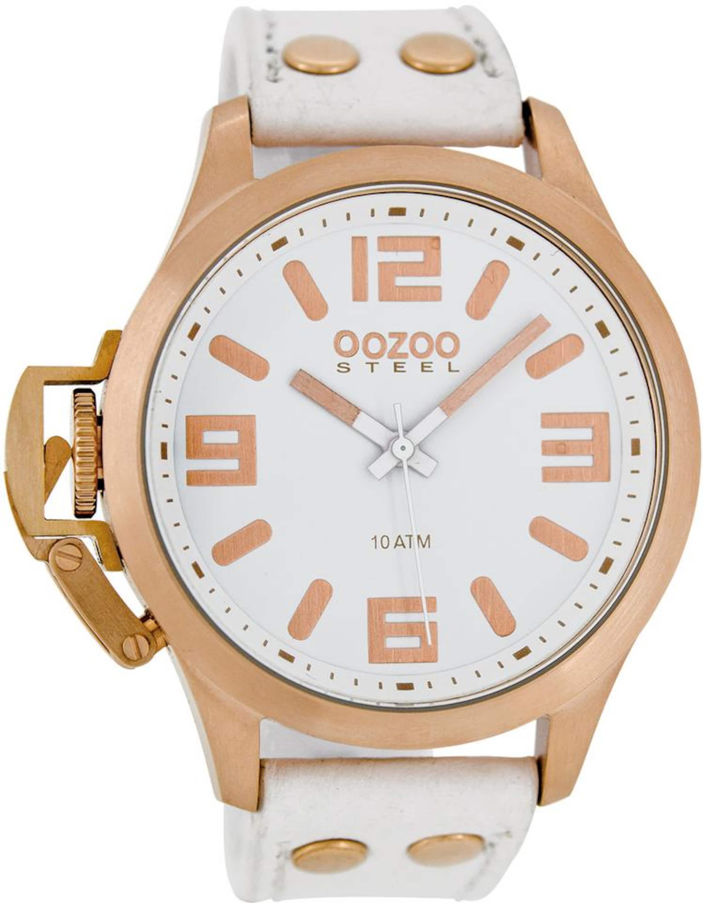 OOZOO Analog Watch 'OS354' in White: front
