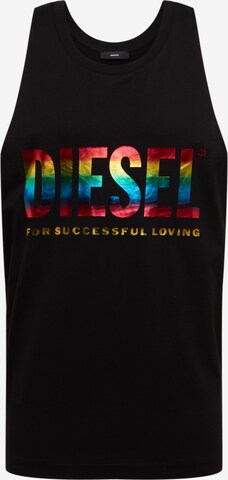 DIESEL Regular Fit Tanktop in Schwarz: predná strana