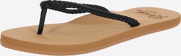 ROXY T-Bar Sandals 'COSTAS' in Black: front
