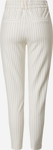 ONLY Slim fit Pleat-Front Pants 'Poptrash' in White