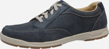 CLARKS Sportieve veterschoen 'Stafford Park5' in Blauw: voorkant