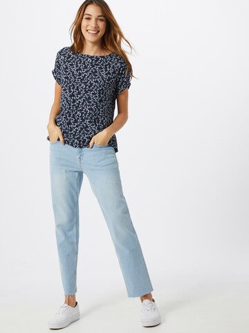 TOM TAILOR Bluse in Blau