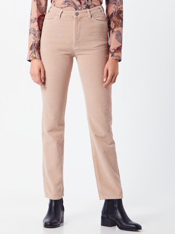 Regular Pantalon 'SINEROY' VERO MODA en rose : devant