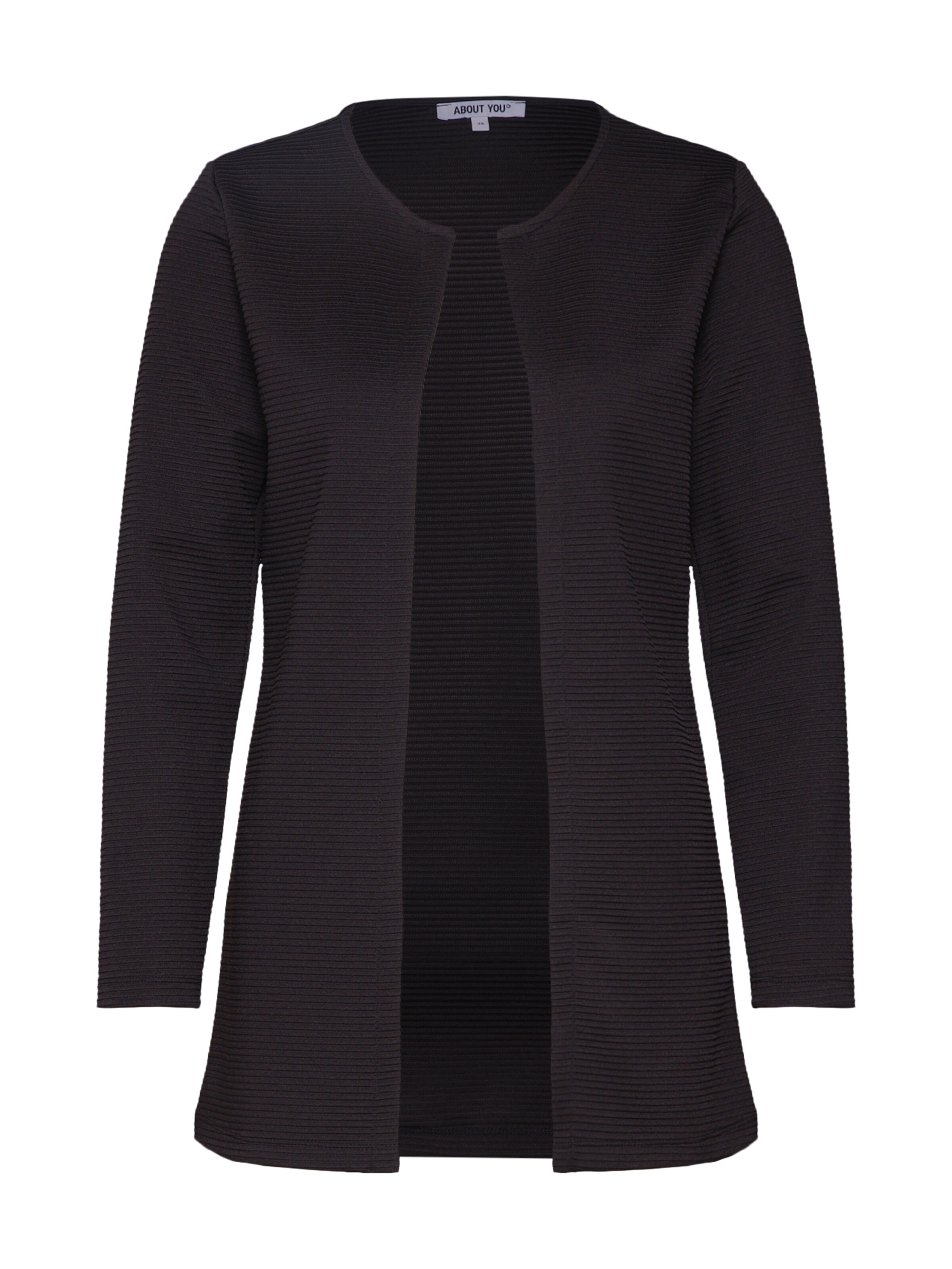 ABOUT YOU - Gebreid vest 'Christin' in de kleur Zwart