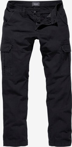 Man's World Cargo Pants in Black: front
