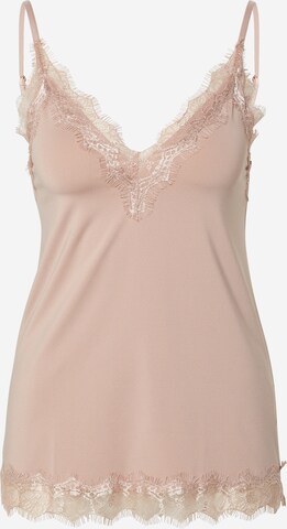 Haut 'Strap Top' rosemunde en beige : devant