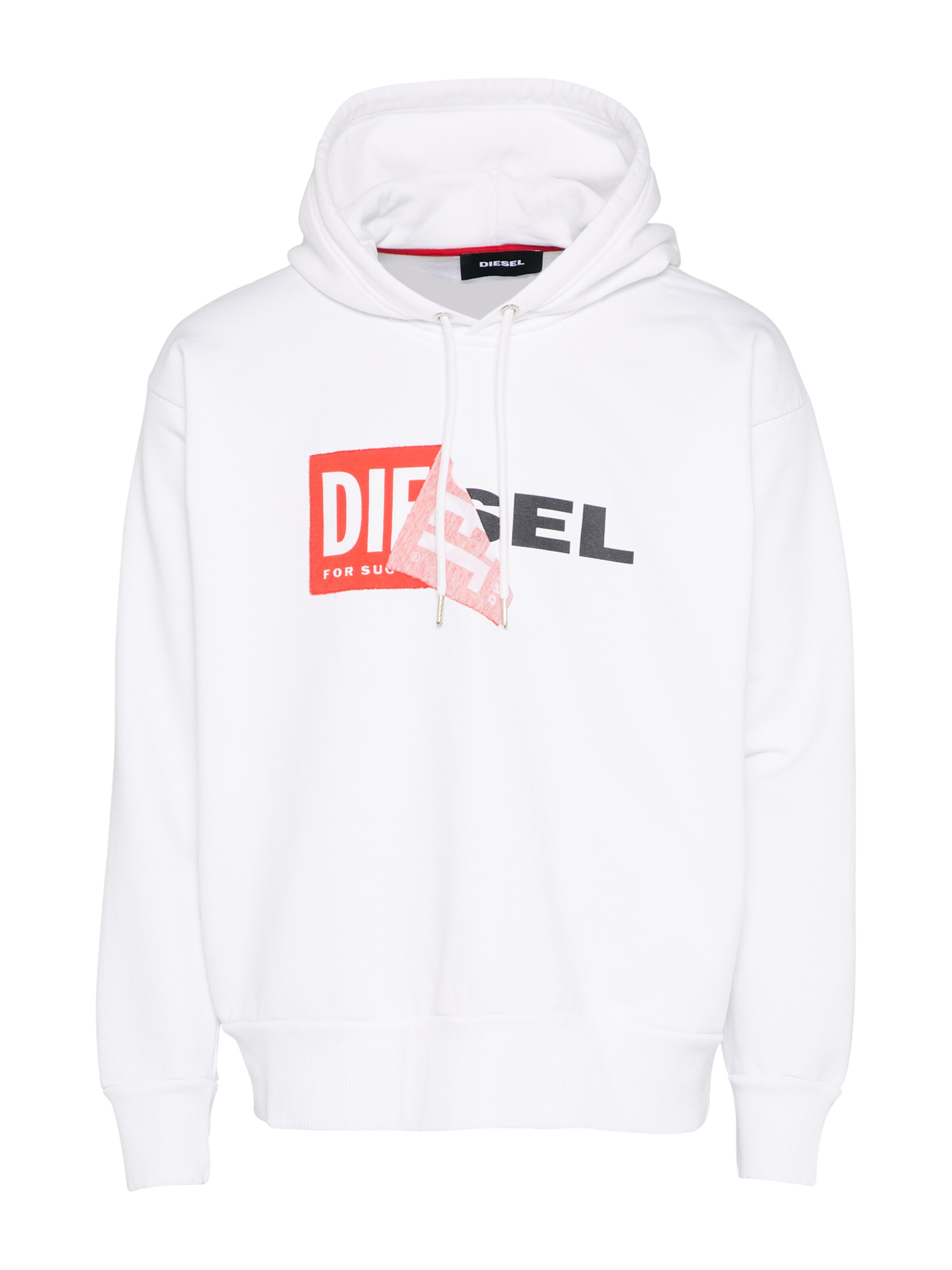 DIESEL - Sweatshirt 'S-ALBY' in de kleur Rood